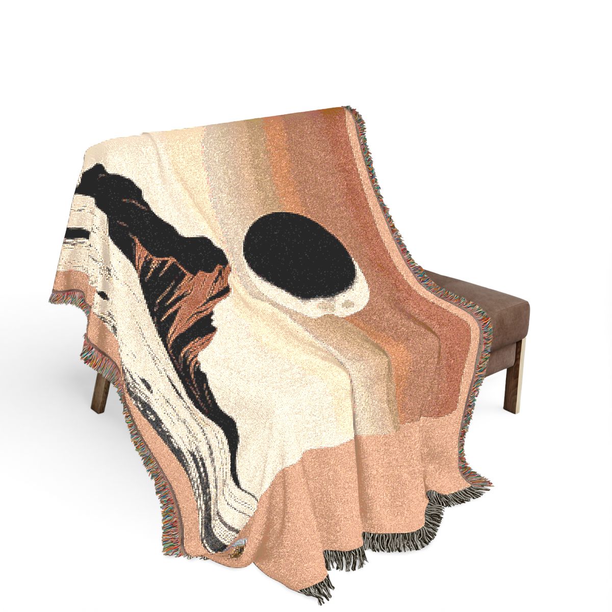 Original Art 1320 100% Cotton Woven Blanket - Artwork / 80" × 60"