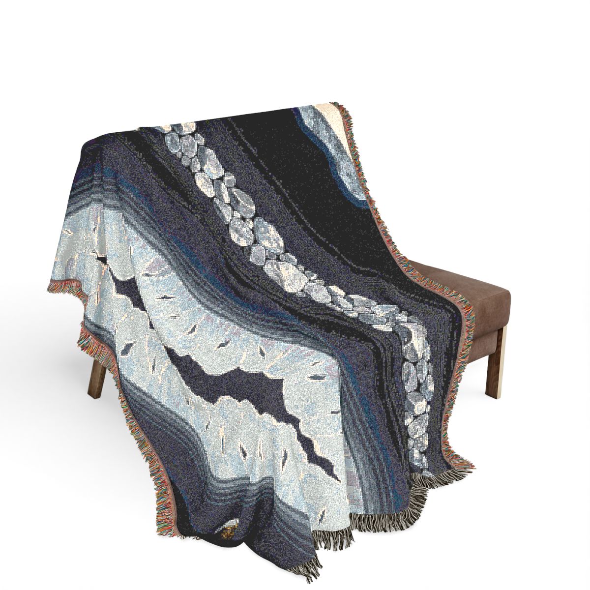 Original Art 1323 100% Cotton Woven Blanket - Artwork / 80" × 60"