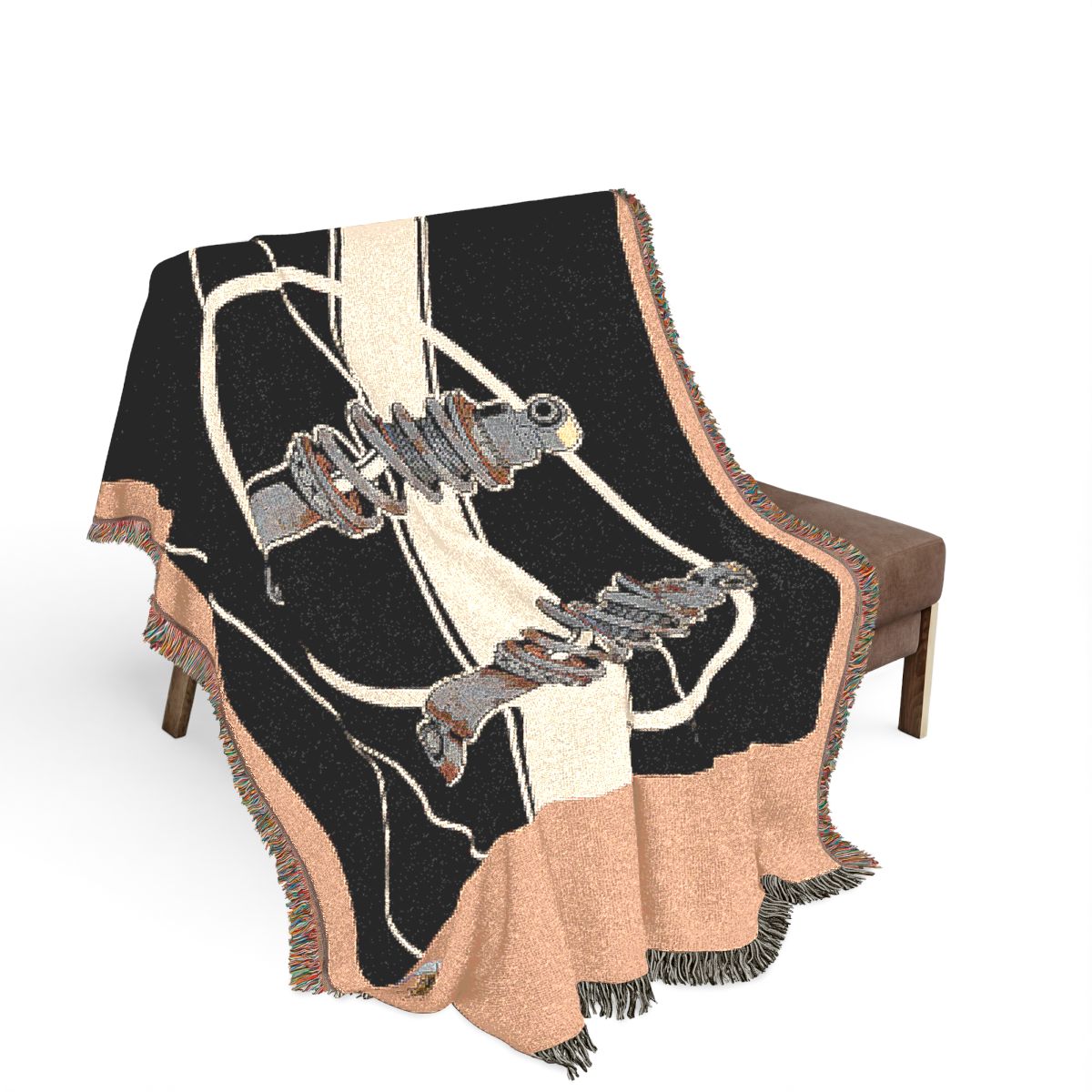 Original Art 1333 100% Cotton Woven Blanket - Artwork / 80" × 60"