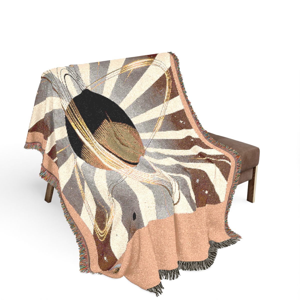 Original Art 1334 100% Cotton Woven Blanket - Artwork / 80" × 60"