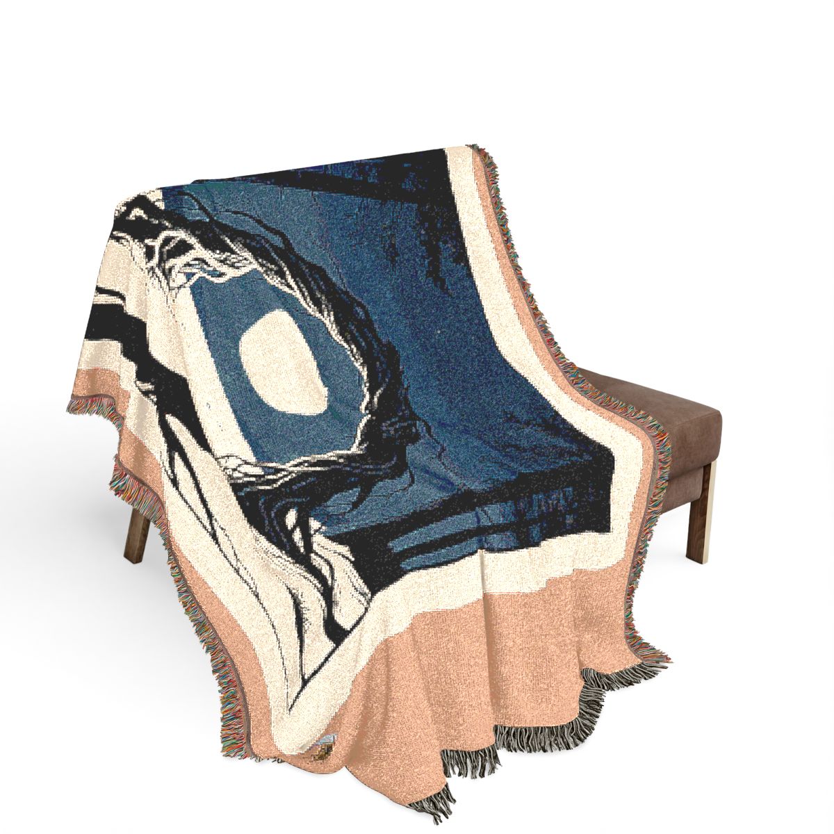 Original Art 1335 100% Cotton Woven Blanket - Artwork / 80" × 60"